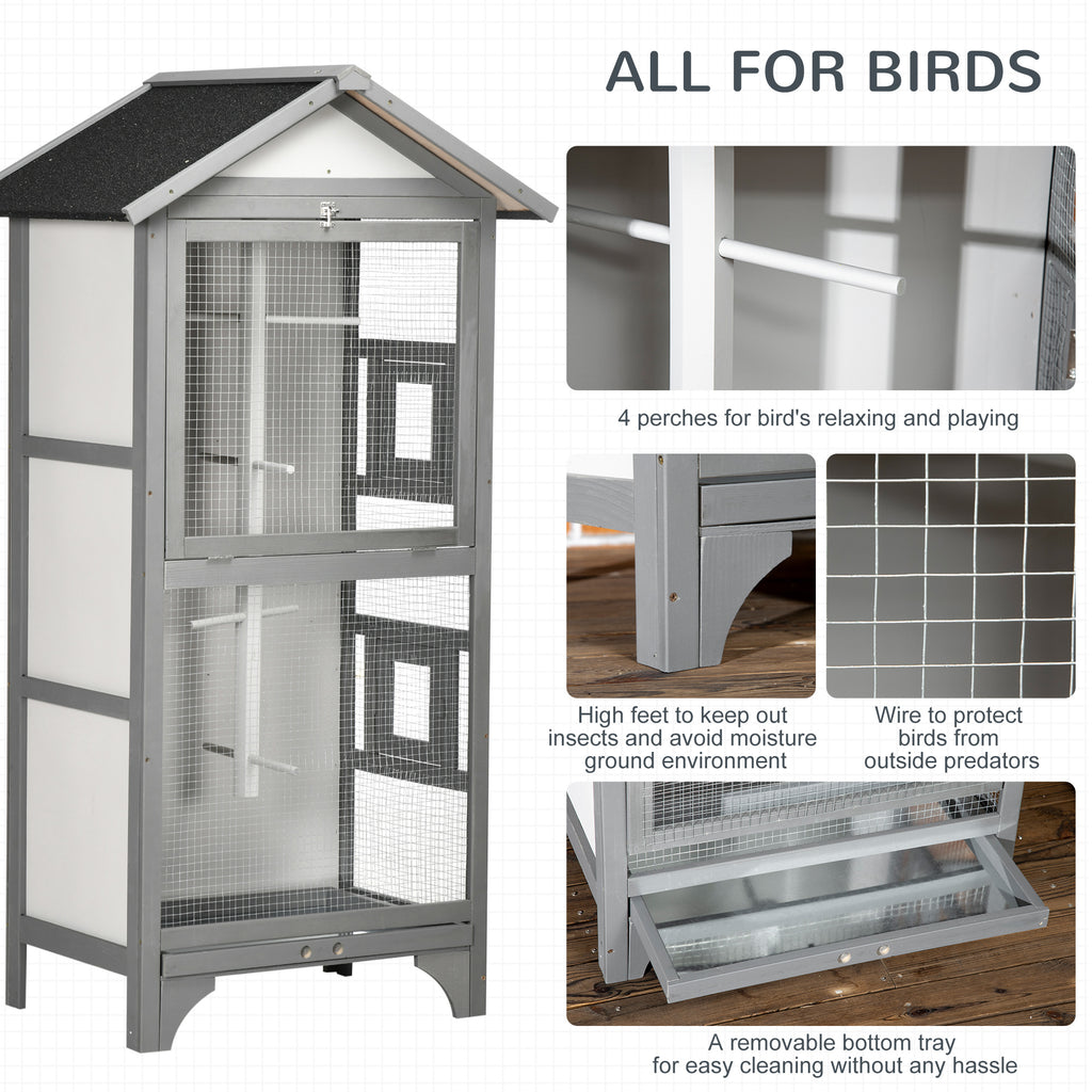 60" Outdoor Bird Cage for Finches